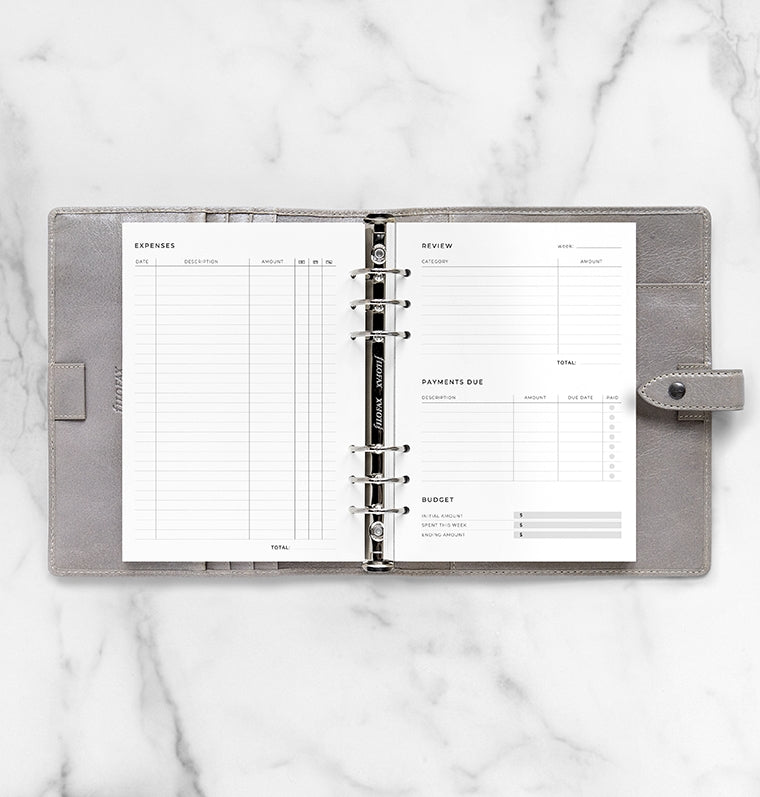 filofax-expense-tracker-einlage-a5 image 3
