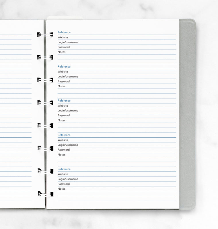 filofax-notebook-a5-passw-rter-einlage image 2