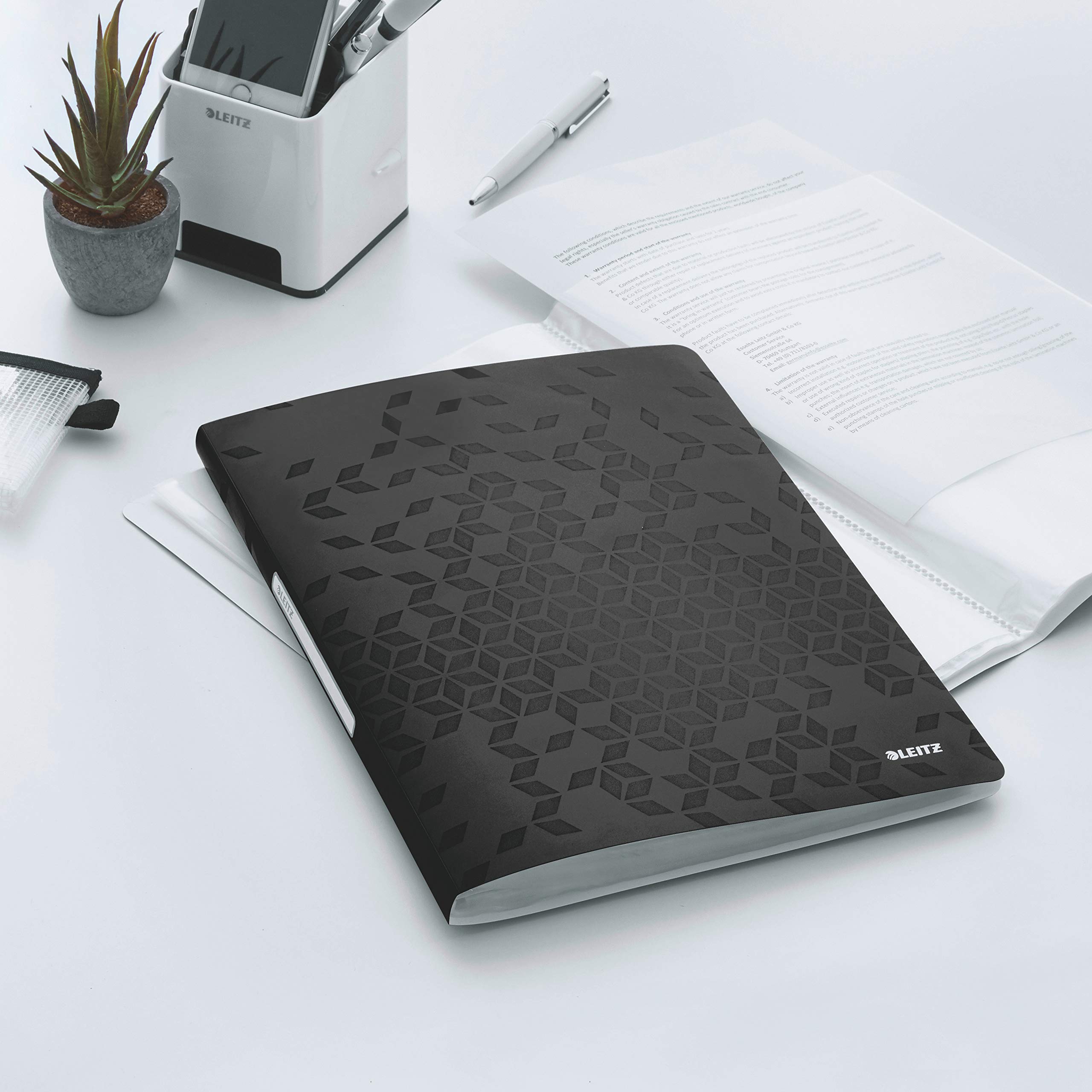 leitz-wow-sichtbuch-a4-schwarz-40-h-llen-f-r-80-blatt-46320095 image 2