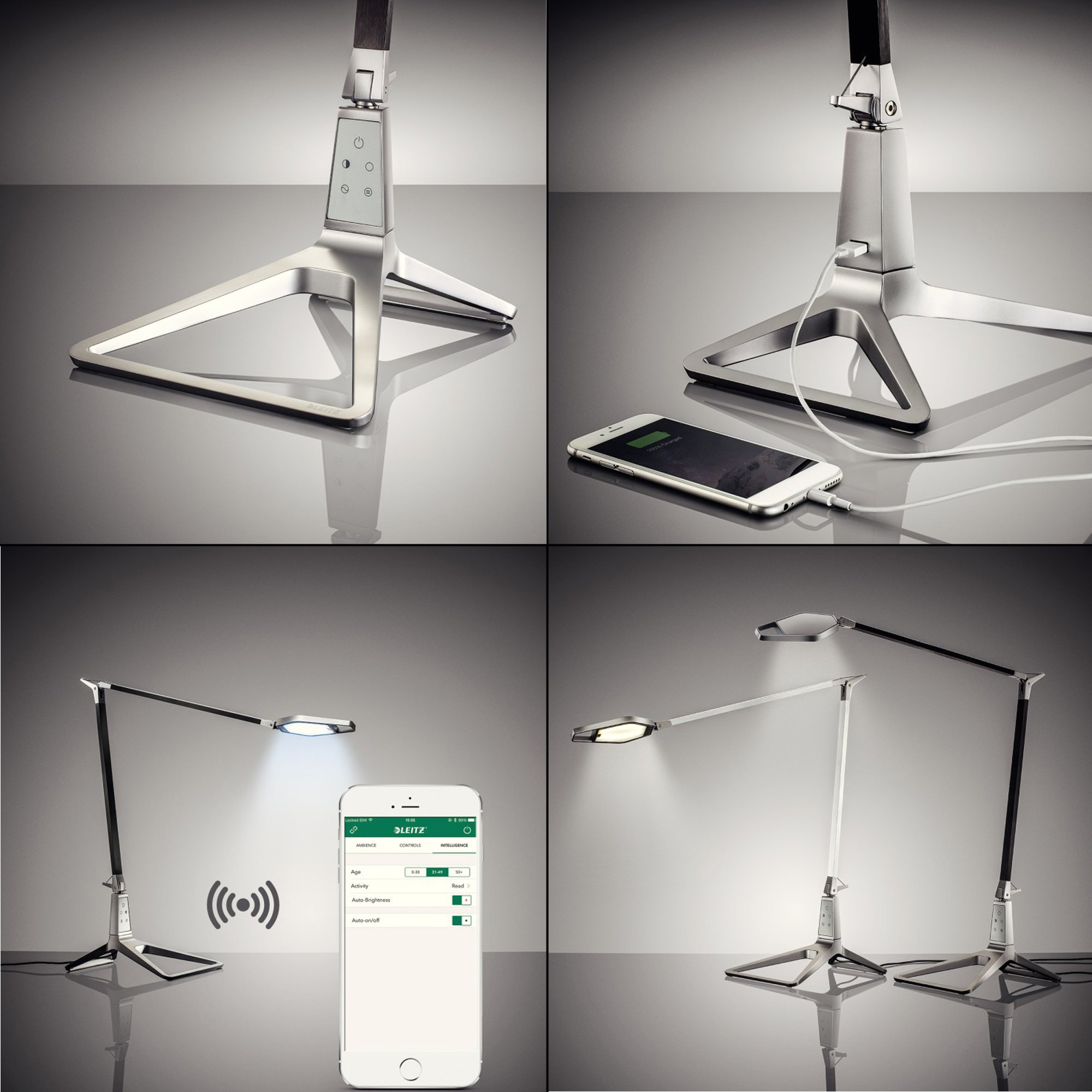 leitz-style-smarte-led-schreibtischleuchte-seladon-gr-n-mit-usb-und-bluetooth image 3