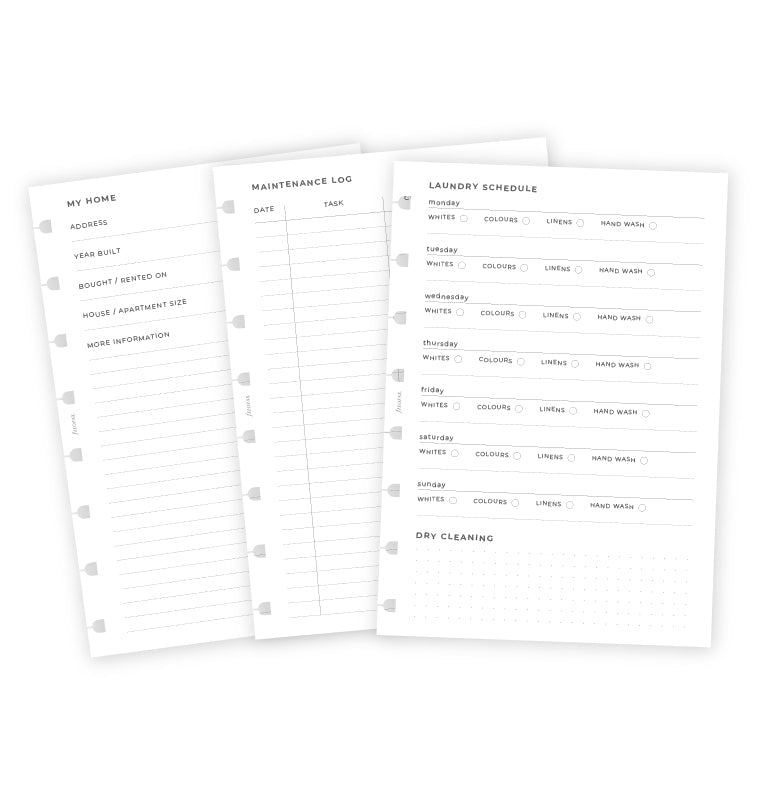filofax-notebook-haushalts-planer-einlage-a5 image 4