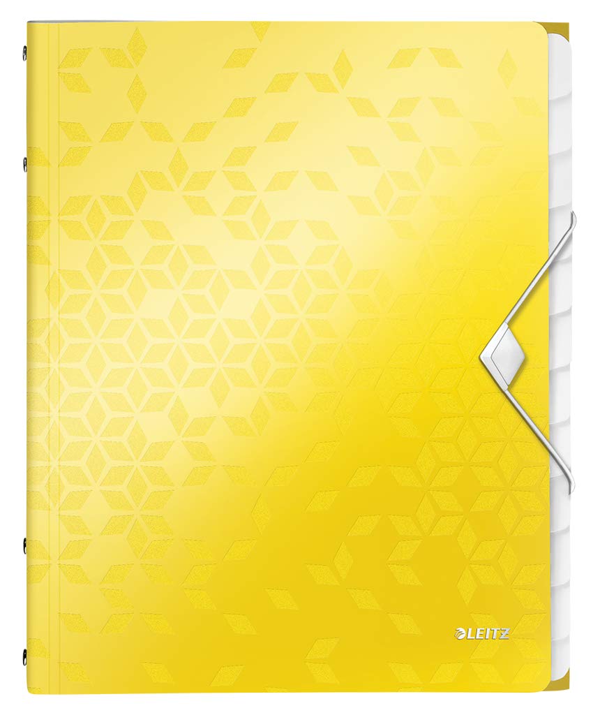 leitz-wow-ordnungsmappe-a4-12-f-cher-f-r-200-blatt-gelb image 1