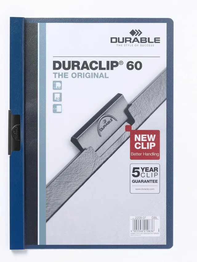 durable-duraclip-original-60-klemm-mappe-a4-dunkelblau-5-st-ck image 1