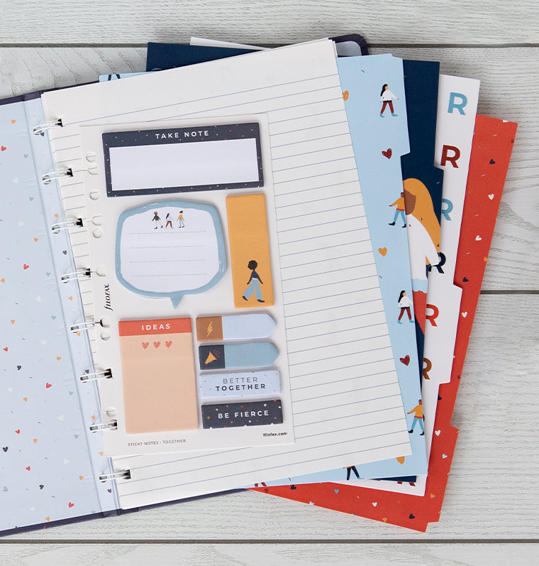 filofax-together-sticky-notes-haftnotizen-set-personal-a5 image 4