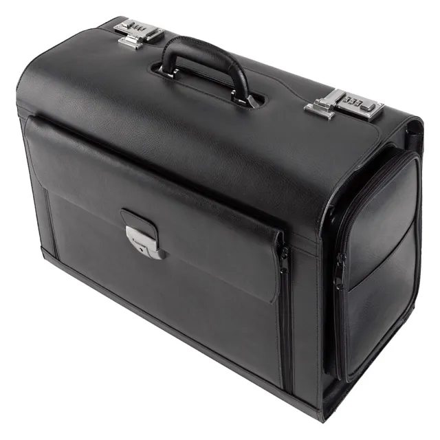 alassio-pilotenkoffer-verona-schwarz-mit-laptopfach-und-h-ngeregister image 1