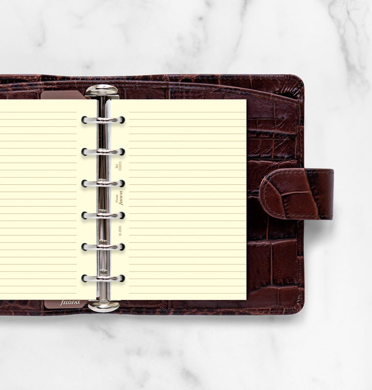 filofax-pocket-notizpapier-cotton-cream-liniert-20-blatt image 2