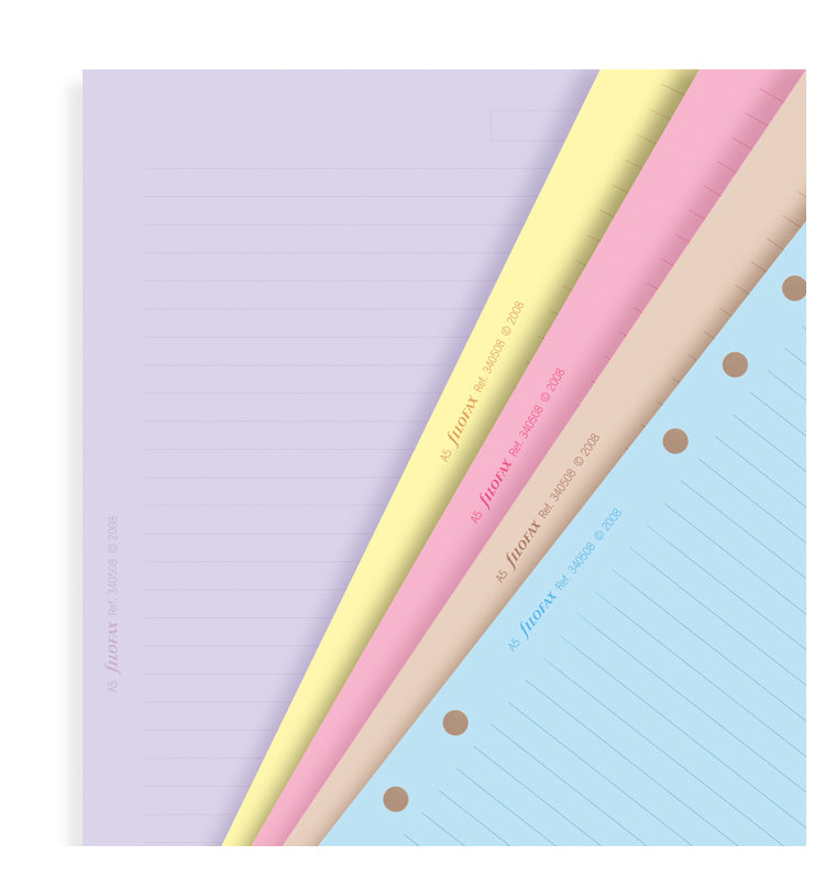filofax-notizpapier-classic-sortiert-liniert-a5-30-blatt image 4