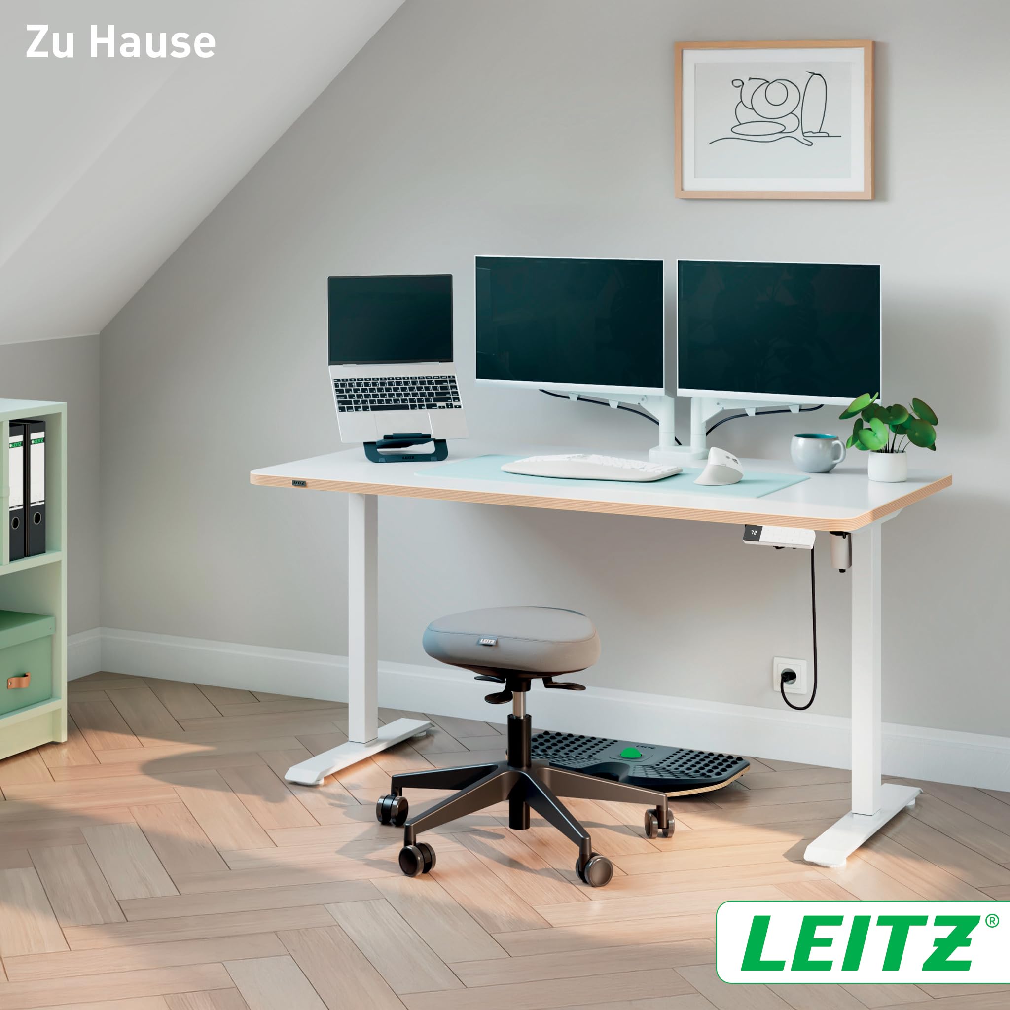 leitz-ergo-elektrischer-stehschreibtisch-140-x-80-cm-h-henverstellbar-72-118-cm image 8