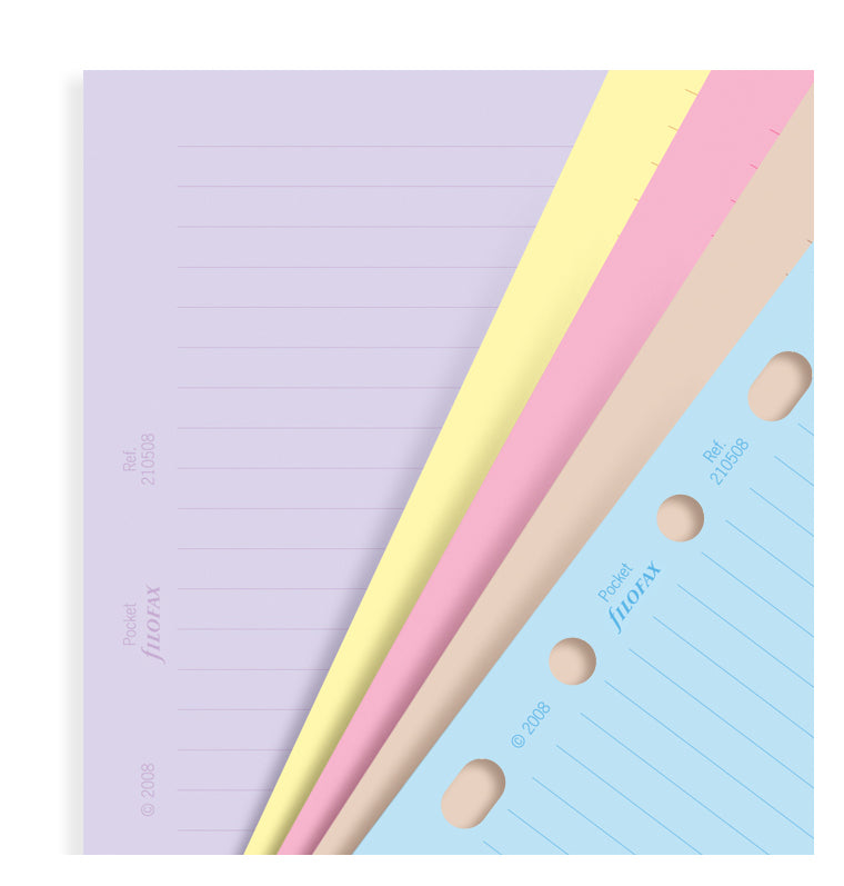 filofax-notizpapier-classic-sortiert-liniert-pocket-30-blatt image 4