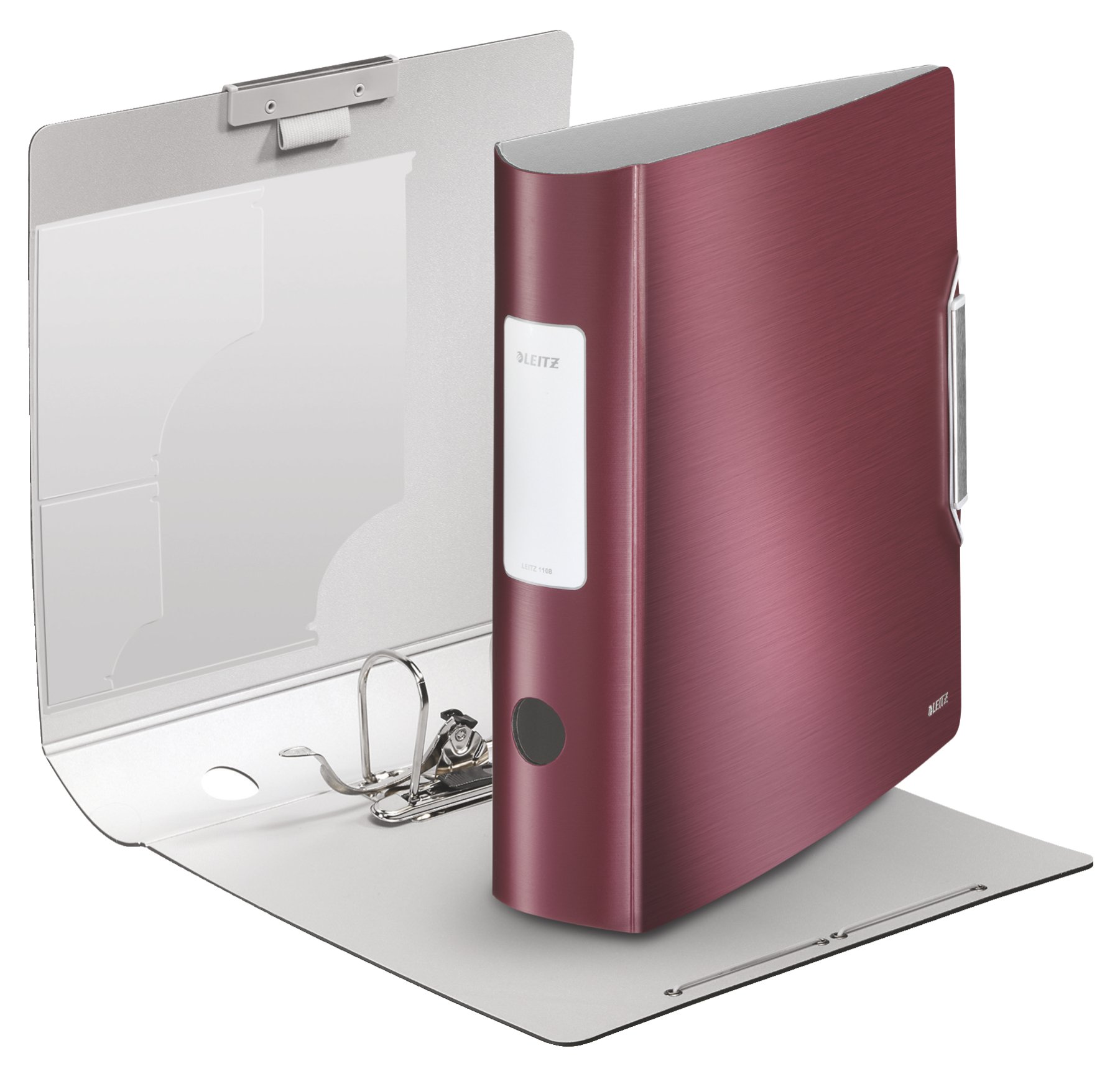 leitz-180-active-style-qualit-ts-ordner-a4-granat-rot-82-mm-r-ckenbreite-mit-gum image 2