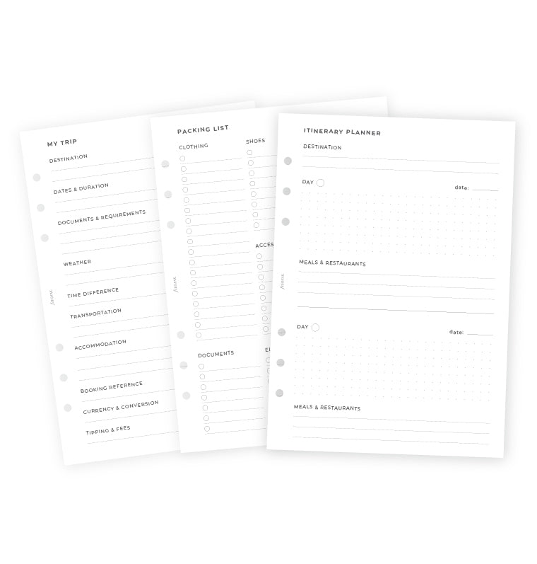 filofax-reise-planer-einlage-a5 image 5