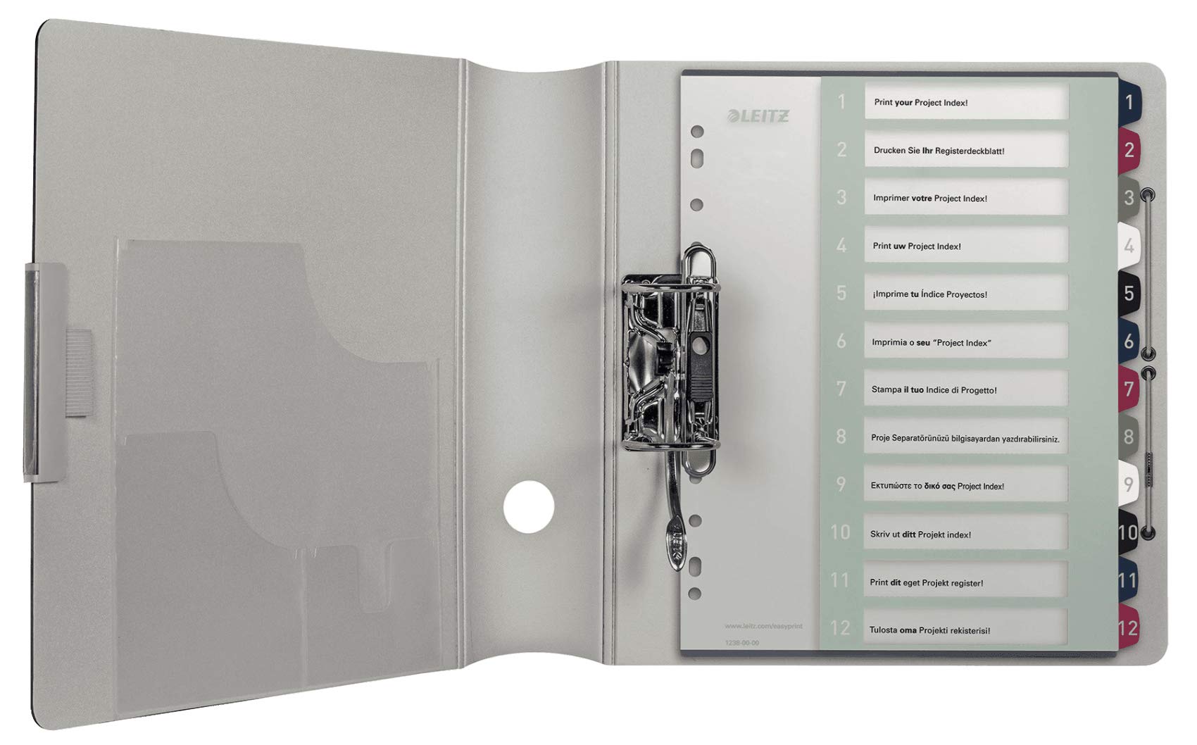 leitz-style-register-a4-pc-beschriftbar-1-12-12-trennbl-tter-berbreite-wei-mehrf image 2