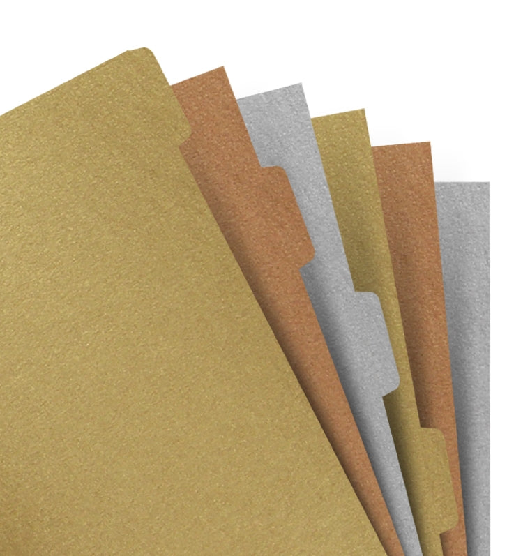 filofax-notebook-trennbl-tter-metallic-a5-6er-set image 3