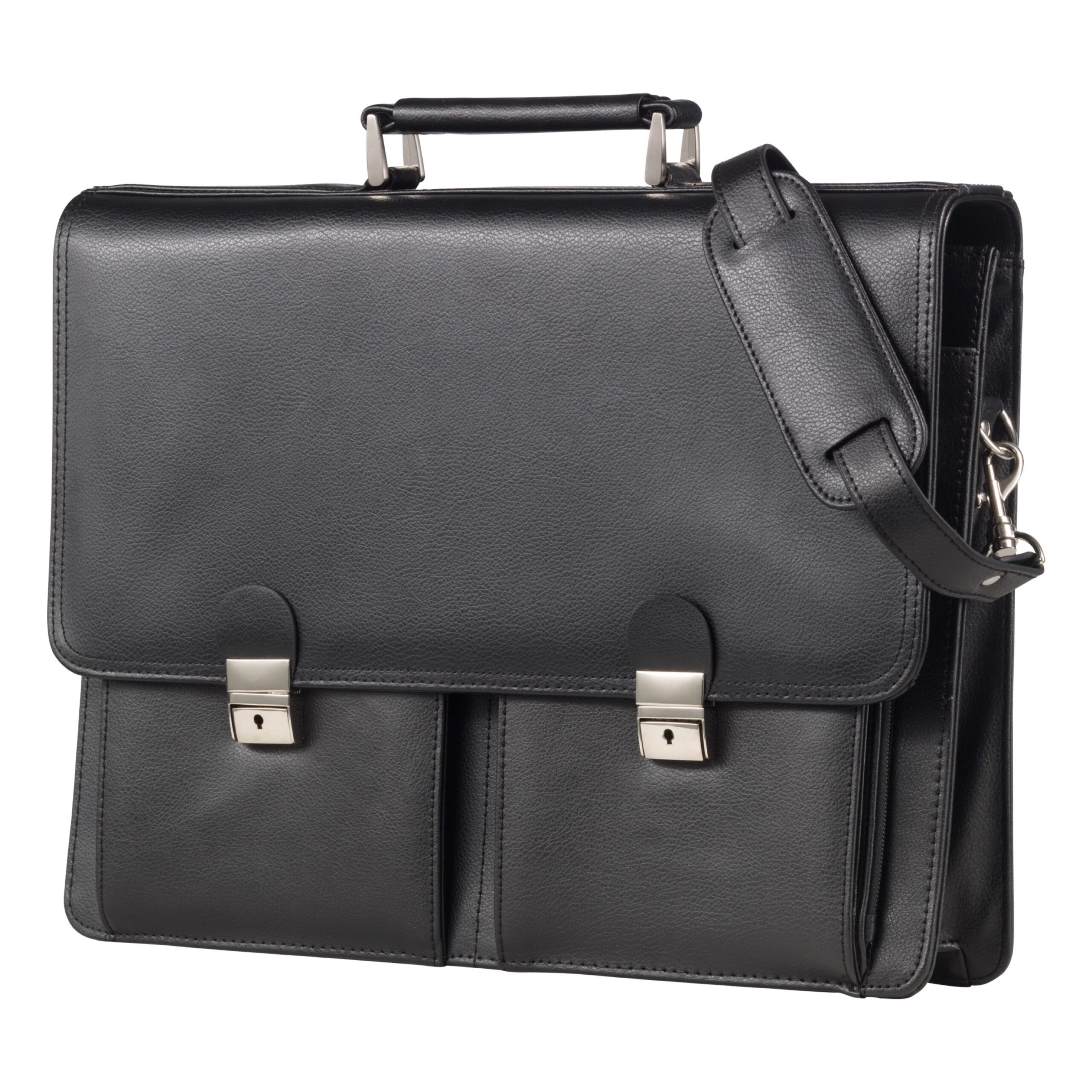 alassio-aktentasche-veneto-schwarz-lederimitat-mit-laptopfach image 1