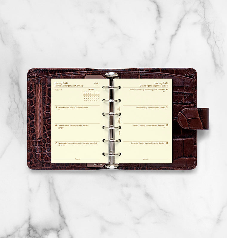 filofax-kalendereinlage-pocket-2026-1-woche-2-seiten-multilingual image 3