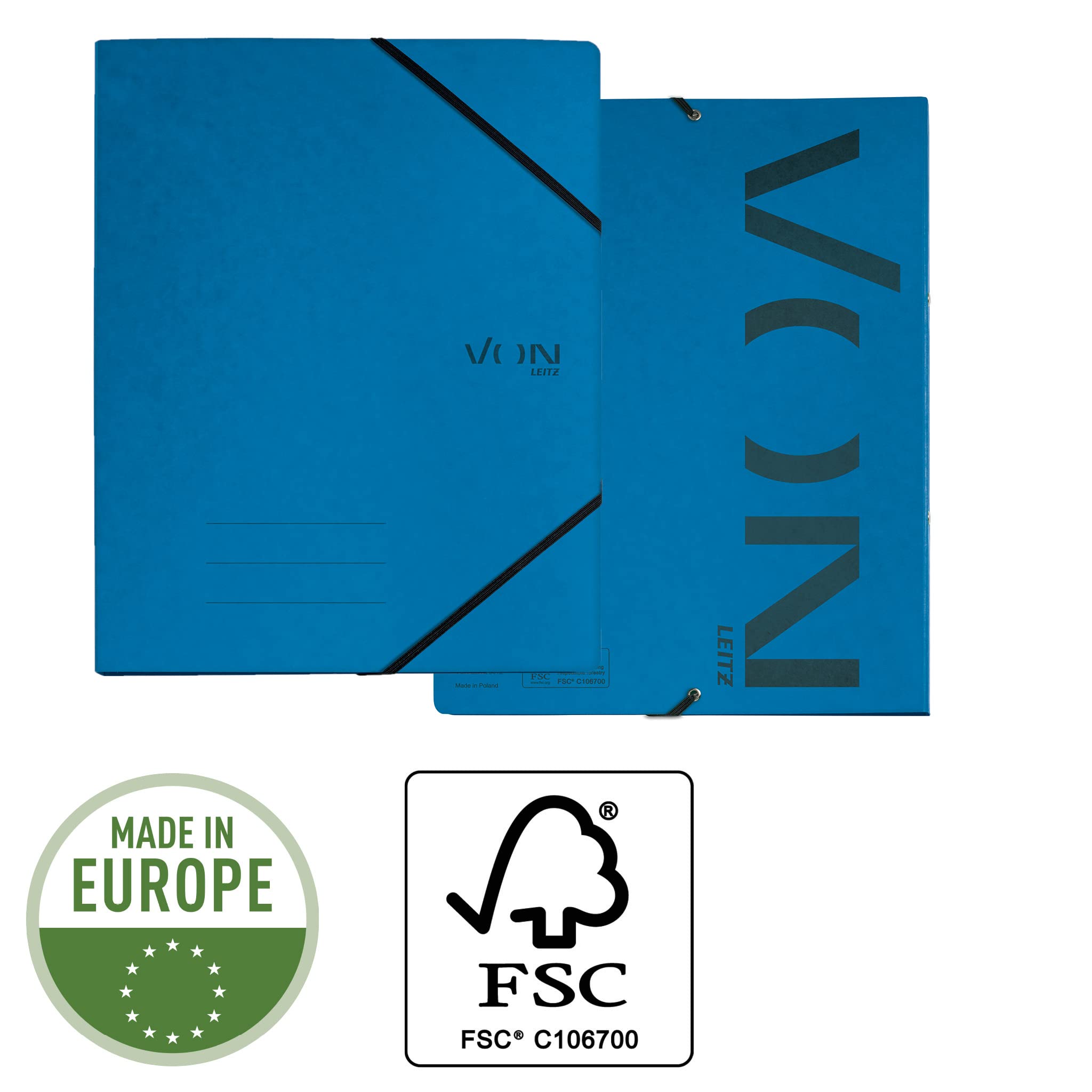 von-leitz-ringbuch-a4-karton-2-ringe-mit-gummiband-blau-5-stk image 3