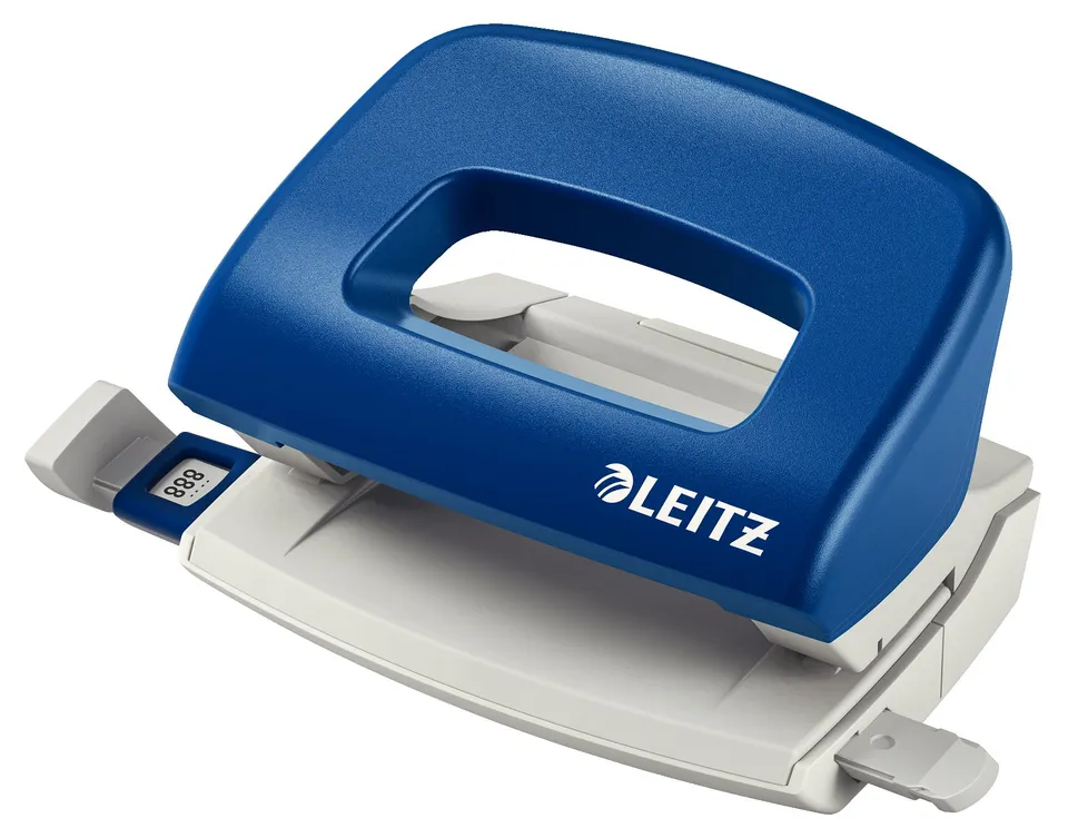 leitz-nexxt-mini-b-ro-locher-metall-blau-10-blatt-50580035 image 1