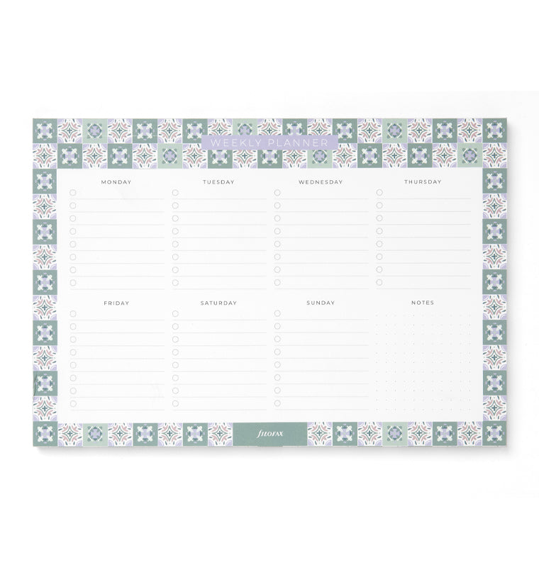 filofax-mediterranean-wochen-planer-notizblock-mit-magnet-60-blatt image 1