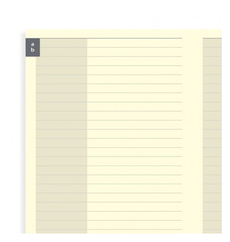 flex-by-filofax-kontakte-slim-gebundenes-adressbuch-48-seiten-liniert image 1