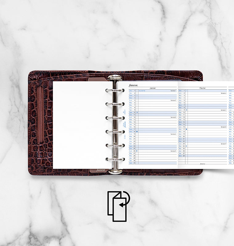 filofax-pocket-2026-jahresplaner-franz-sisch-leporello-einlage-the-original image 3