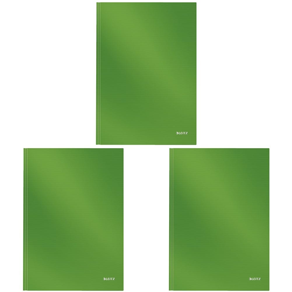 leitz-solid-notizbuch-a4-80-blatt-kariert-hardcover-hellgr-n-46640050 image 3