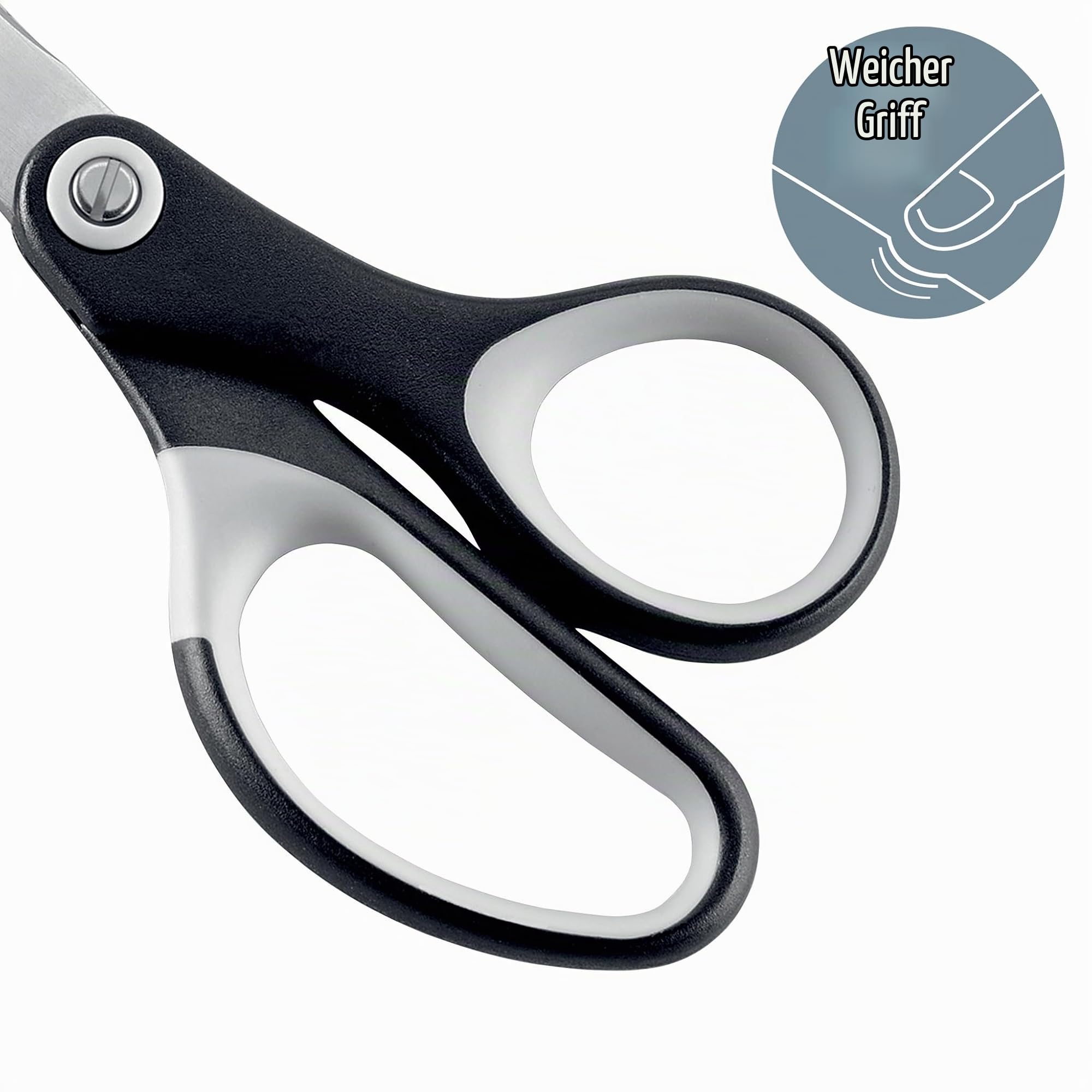 leitz-titan-schere-20-5-cm-edelstahl-schwarz image 3