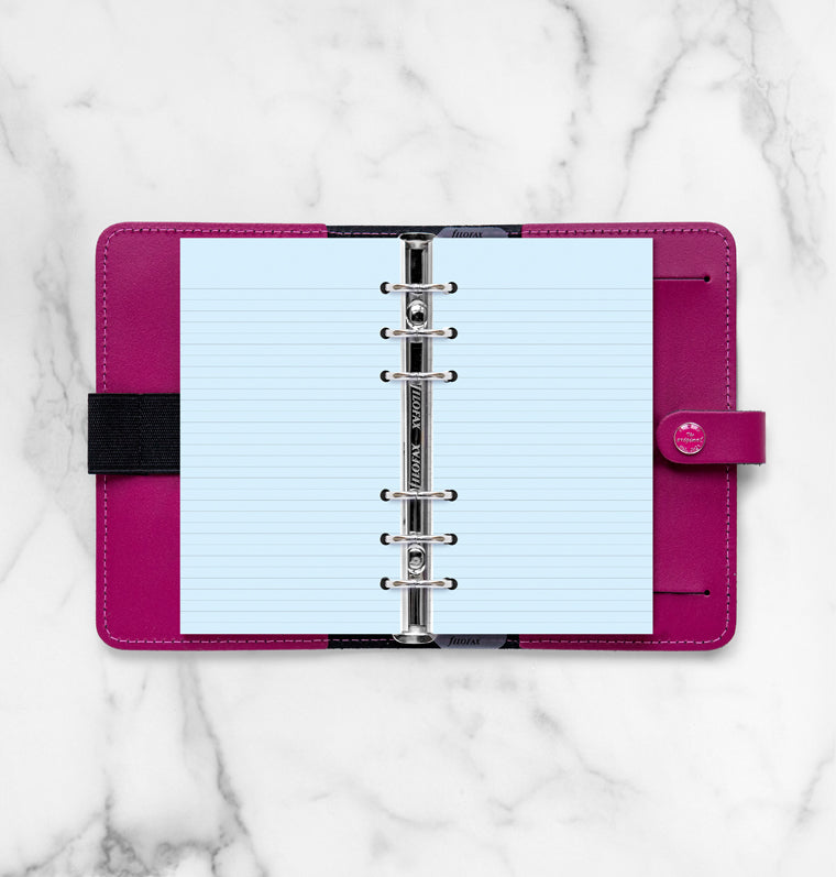 filofax-notizpapier-blau-liniert-personal-20-blatt image 3