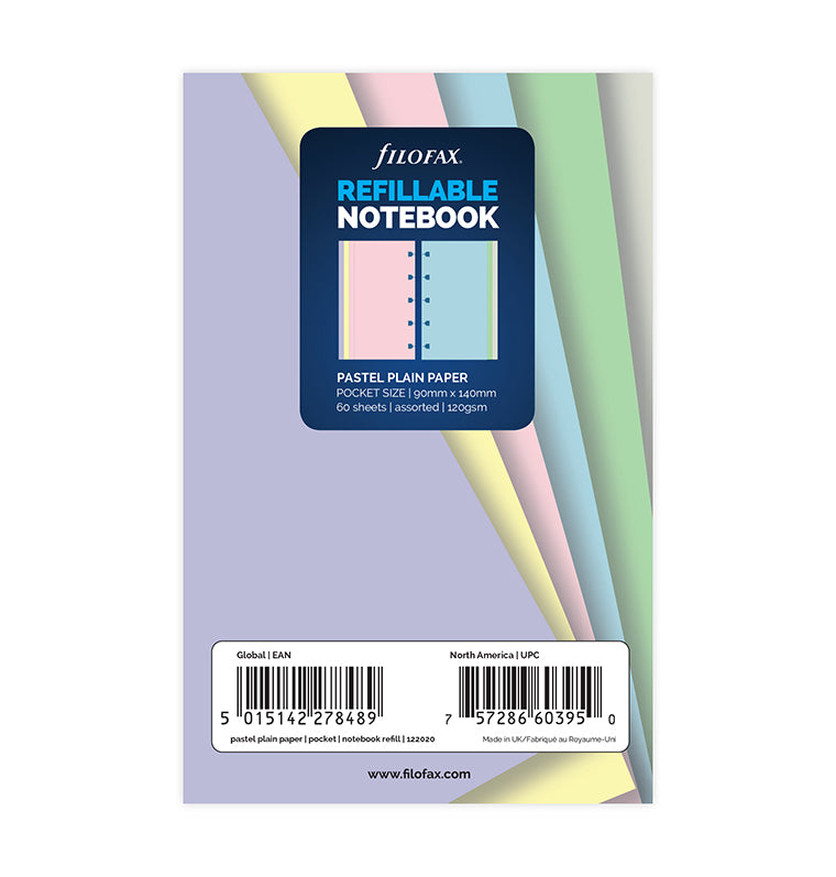 filofax-pocket-notebook-einlagen-pastel-blanko image 1