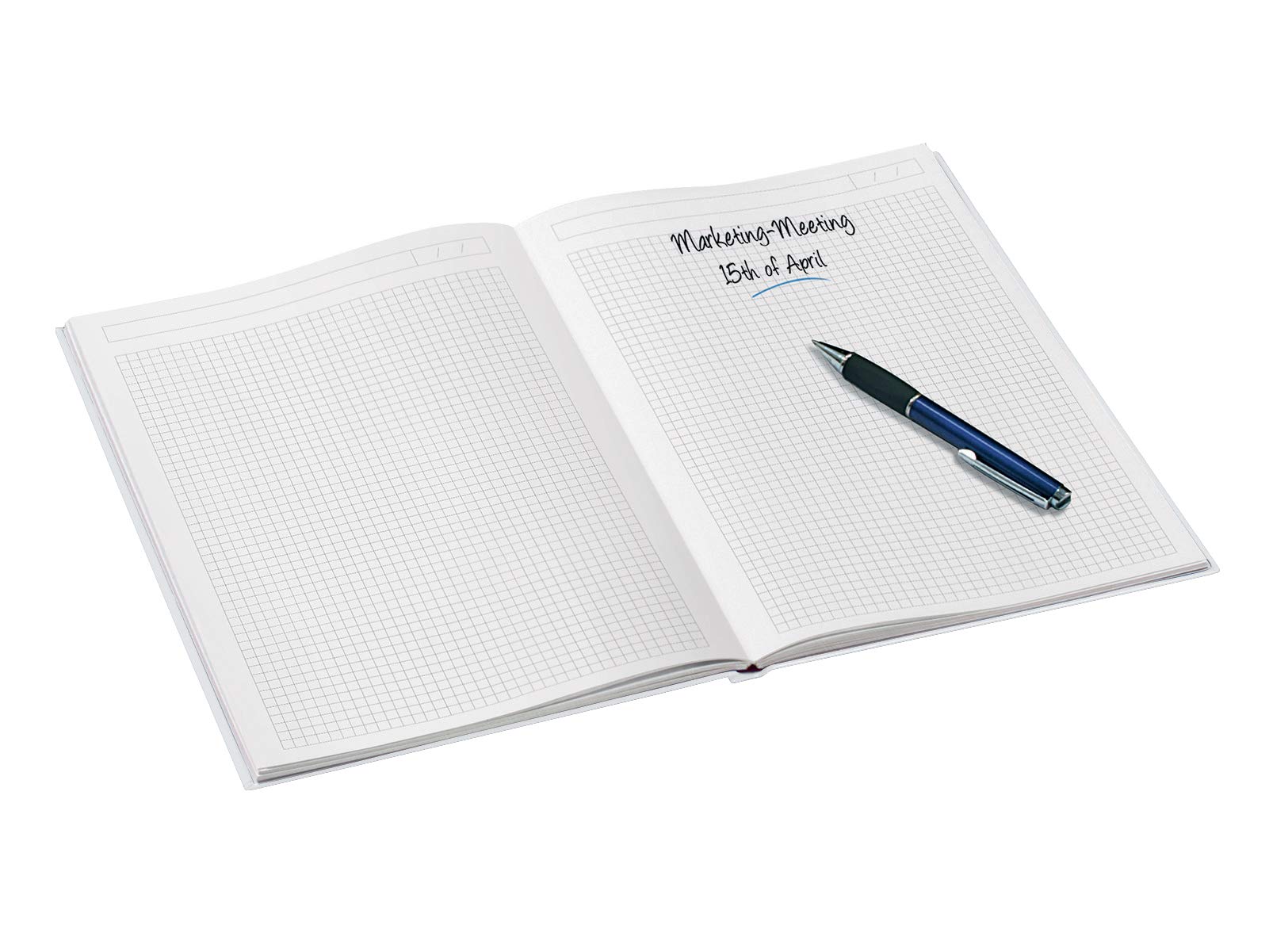 leitz-wow-notizbuch-a4-kariert-hardcover-160-seiten-wei image 2