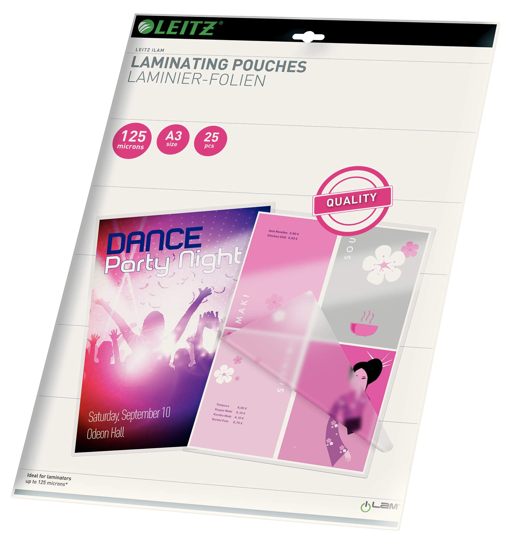 leitz-ilam-hei-laminierfolien-a6-125-mic-100er-pack-transparent-gl-nzend-33806 image 6