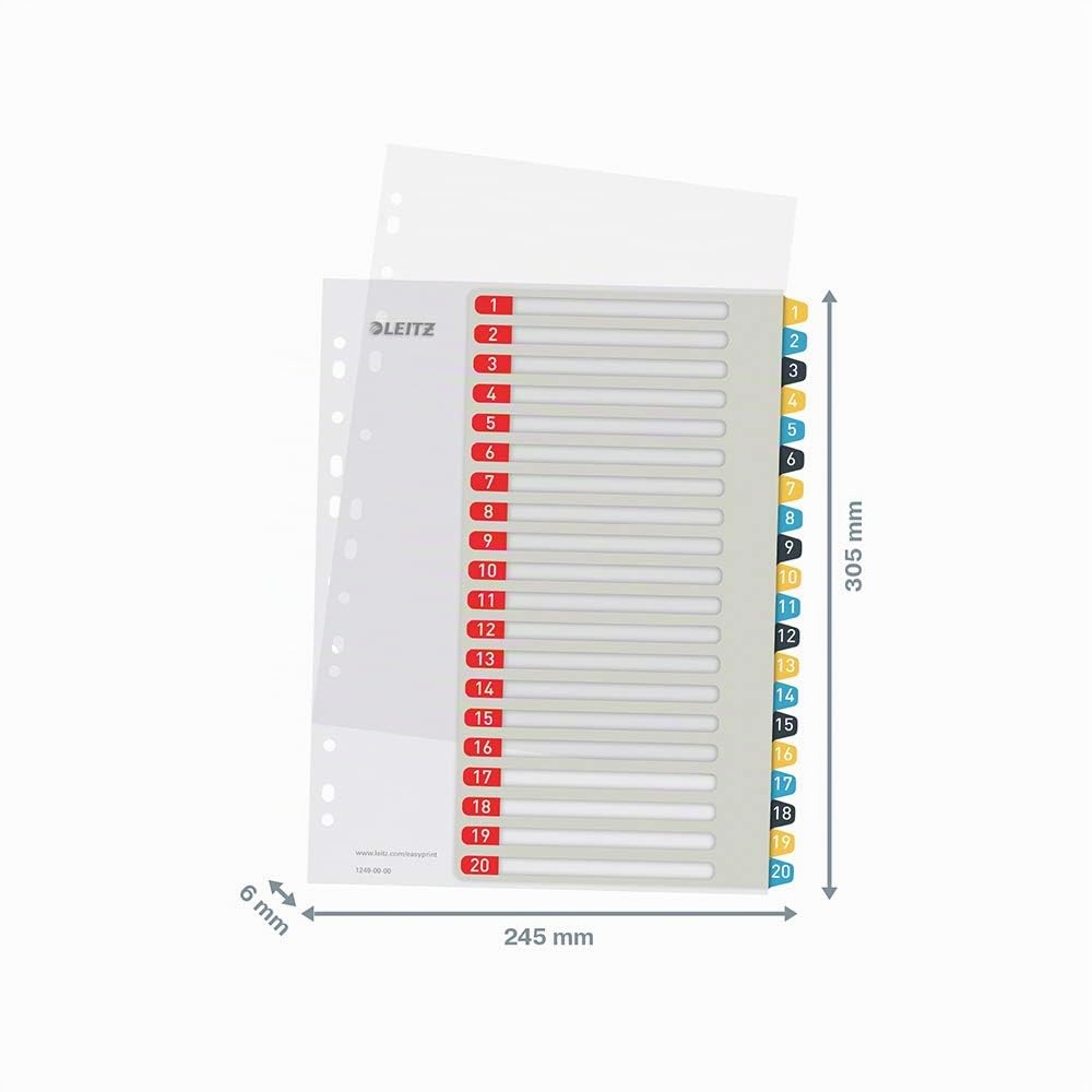 leitz-cosy-register-a4-1-20-pc-beschriftbar-mehrfarbig-12490000 image 4