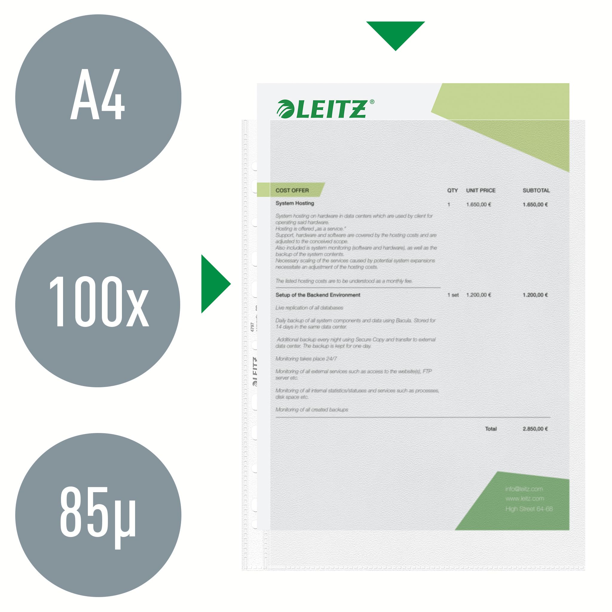 leitz-standard-prospekth-lle-a4-85-micron-matt-gepr-gt-100-st-ck image 2