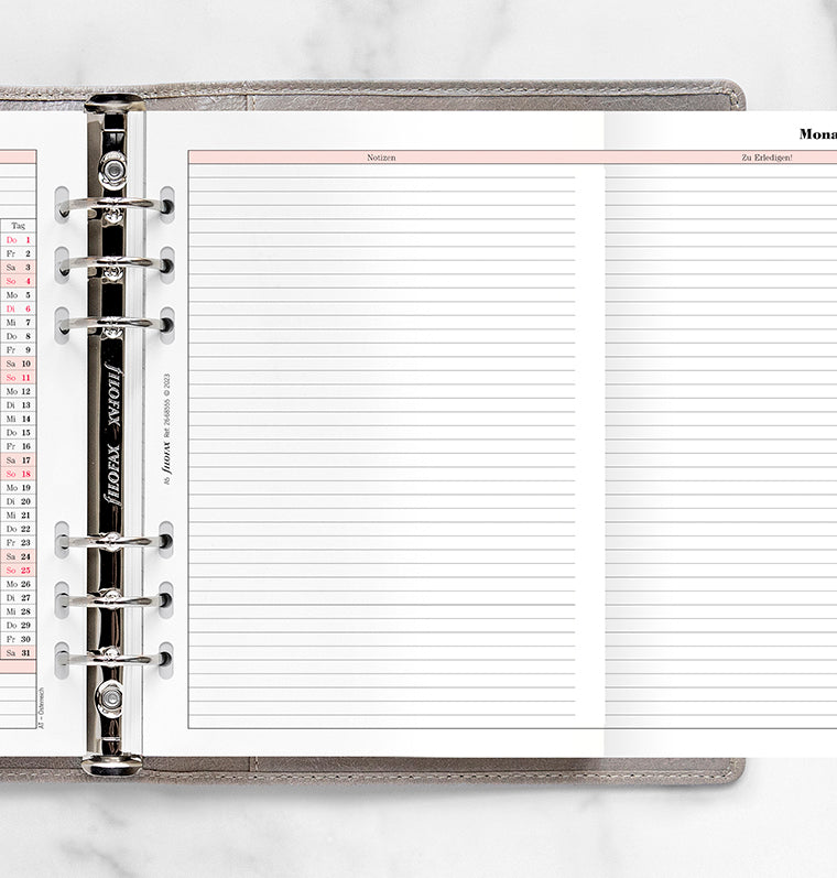 filofax-monatsplaner-deutsch-a5-2026-professional-12-leporellos image 2
