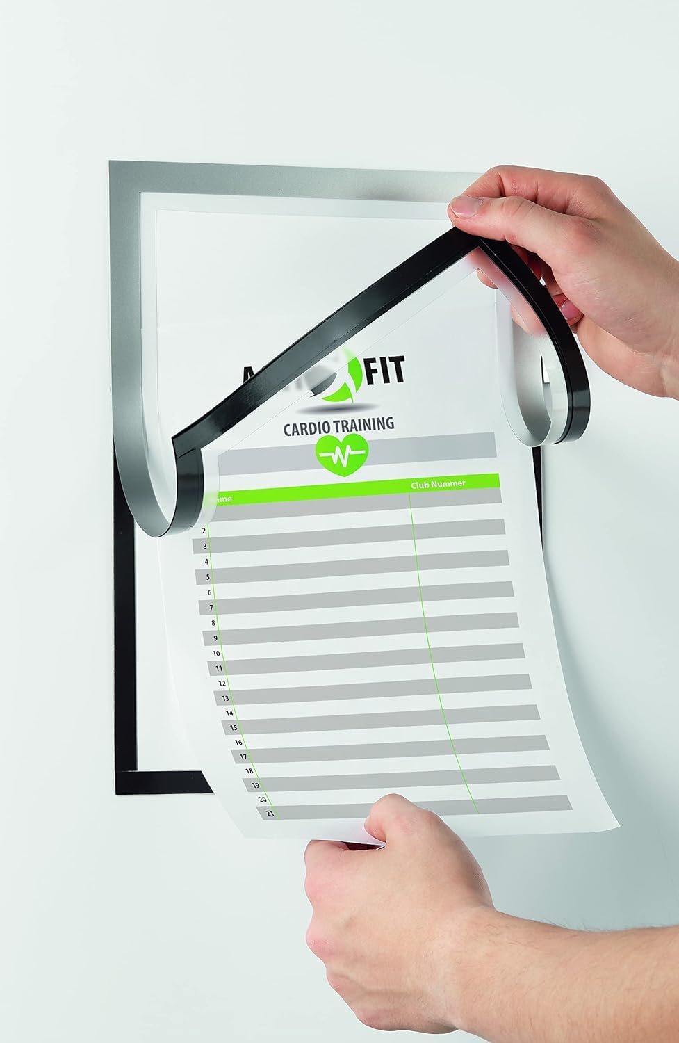 durable-info-rahmen-duraframe-note-a4-silber-mit-magnetverschluss-und-stifthalte image 4