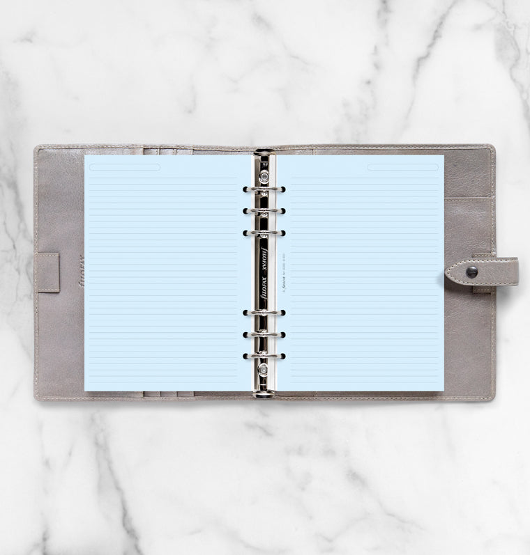 filofax-notizpapier-blau-liniert-a5-20-blatt-organiser-einlage image 3