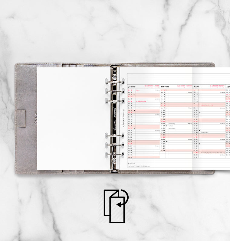 filofax-professional-jahresplaner-deutsch-a5-2026-leporello-mit-multifit-lochung image 3