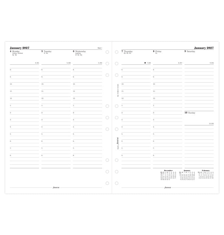 filofax-kalendereinlage-deskfax-2027-1-woche-2-seiten-englisch image 4