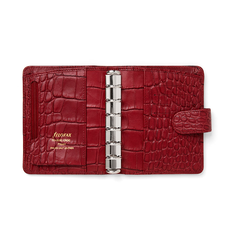 filofax-classic-croc-pocket-organiser-aus-kalbleder image 7