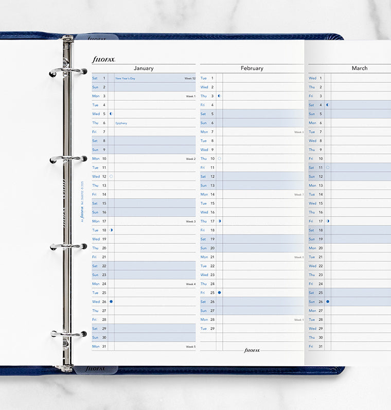 filofax-jahresplaner-englisch-a4-2028-leporello image 2