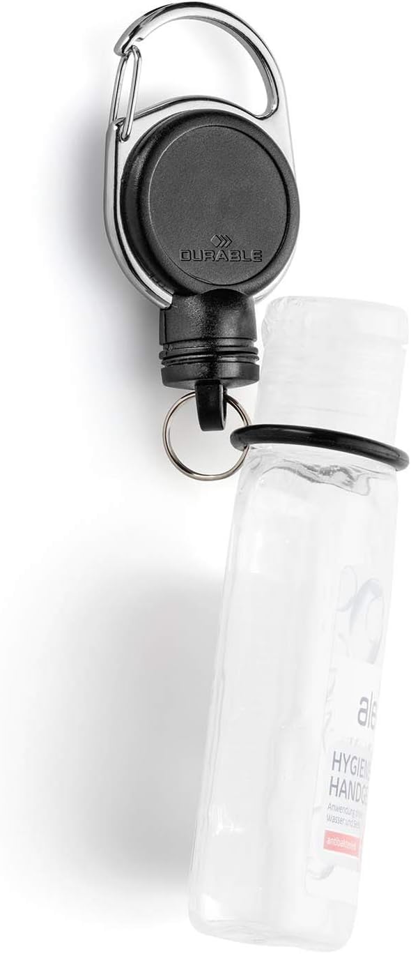 durable-jojo-kittelclip-f-r-desinfektionsflaschen-mit-magnet-schwarz-836901 image 1