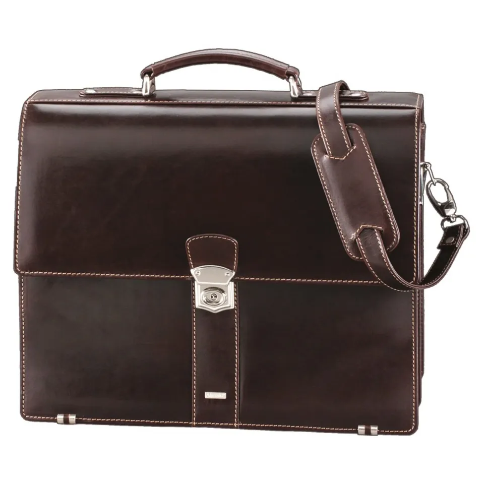 alassio-monaco-aktentasche-dunkelbraun-antik-mit-laptopfach-f-r-din-a4-ordner image 1