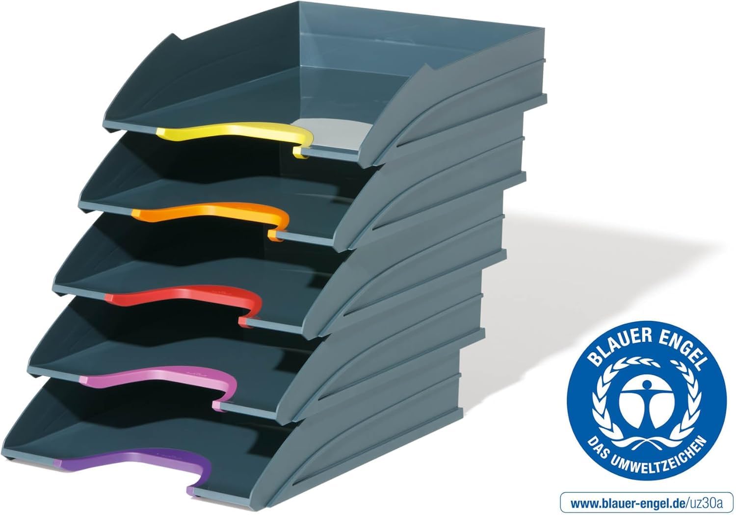 durable-varicolor-briefablage-a4-5-f-cher-anthrazit-770557 image 3