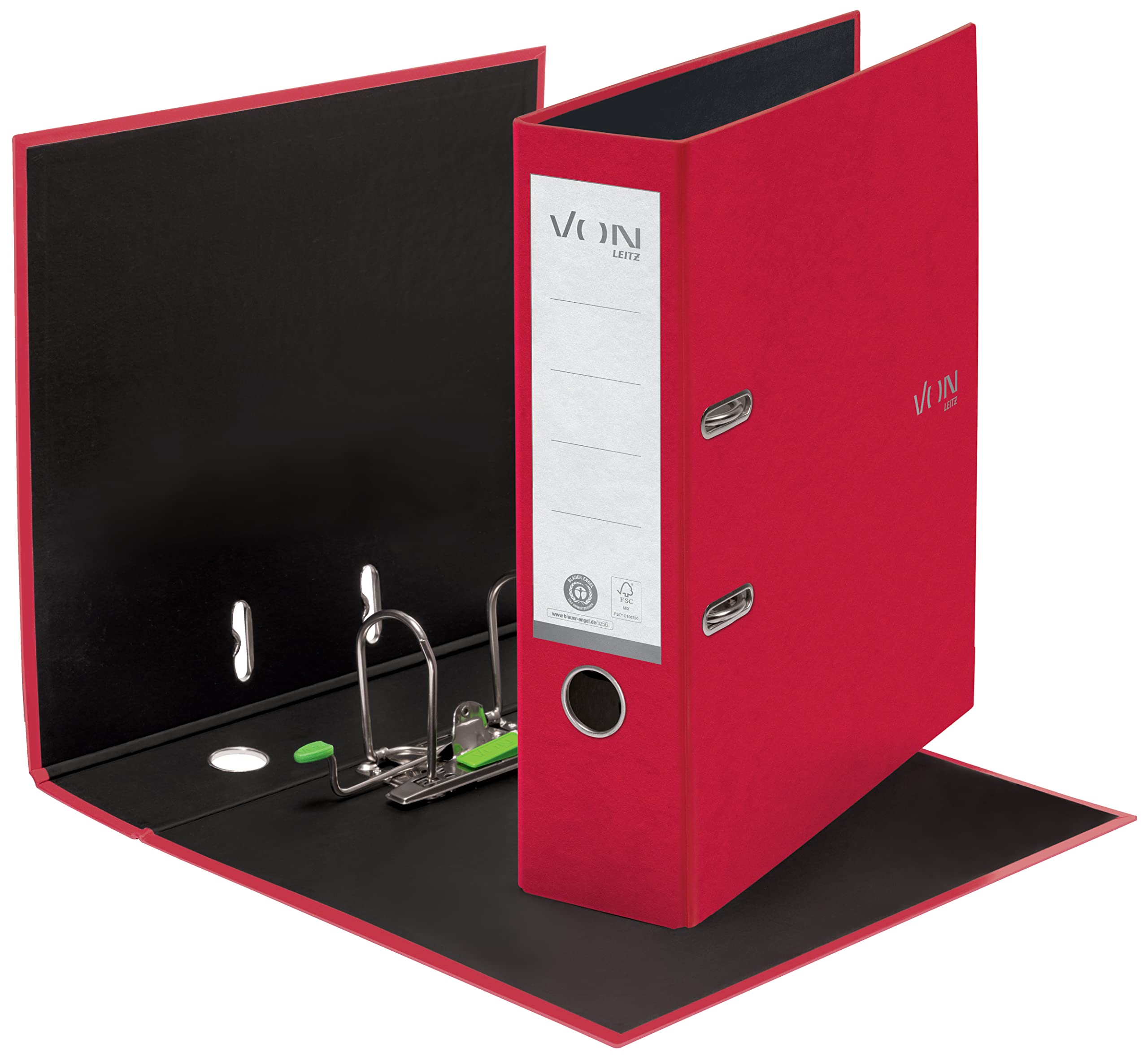 leitz-von-ordner-a4-5er-pack-80-mm-rot-recyclingkarton image 4