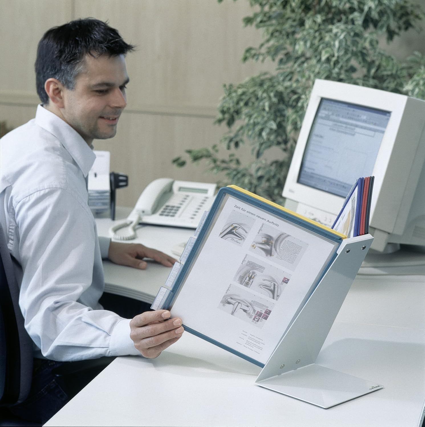 durable-vario-table-10-tisch-sichttafelsystem-a4-mehrfarbig image 3