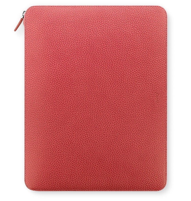 filofax-finsbury-a4-zip-folio-coral-leder-mit-rei-verschluss image 1