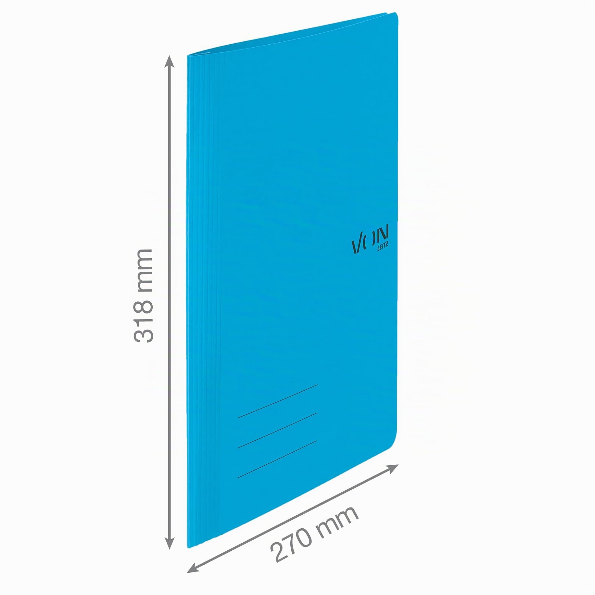 von-leitz-schnellhefter-a4-recycling-10er-pack-blau-30160035 image 6