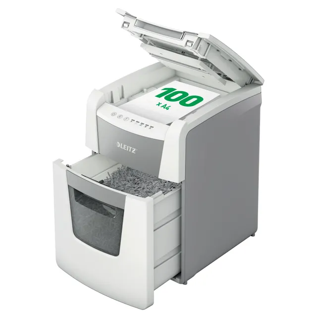 leitz-aktenvernichter-iq-autofeed-100-p5-mikro-schutz-autopapierzufuhr image 1