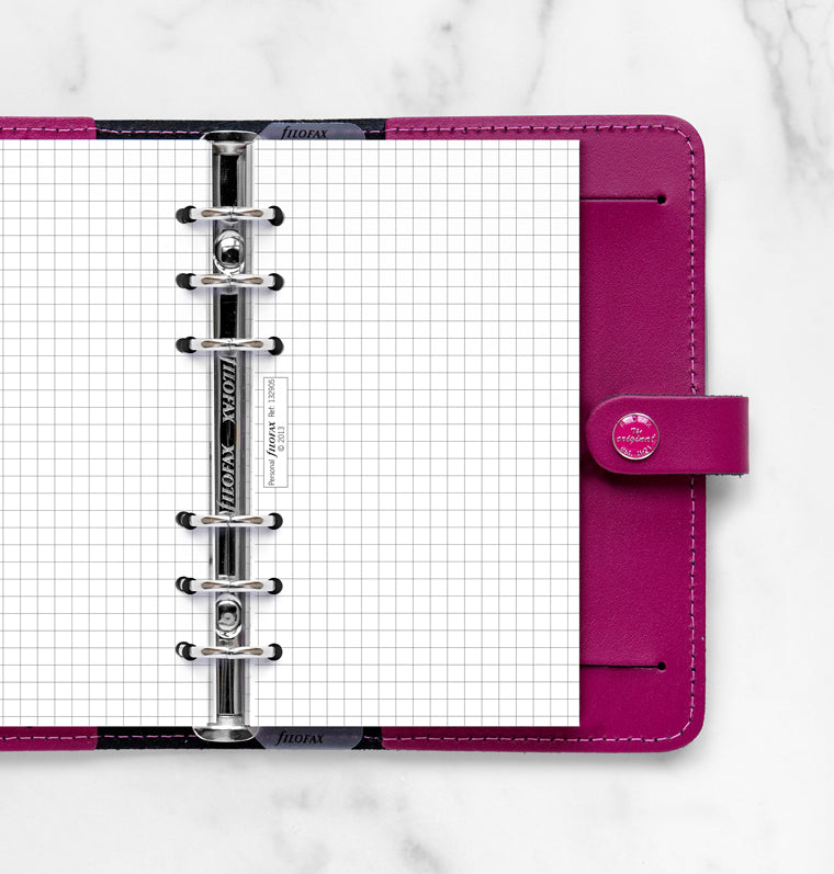 filofax-notizpapier-wei-kariert-personal-5-mm-20-blatt image 2