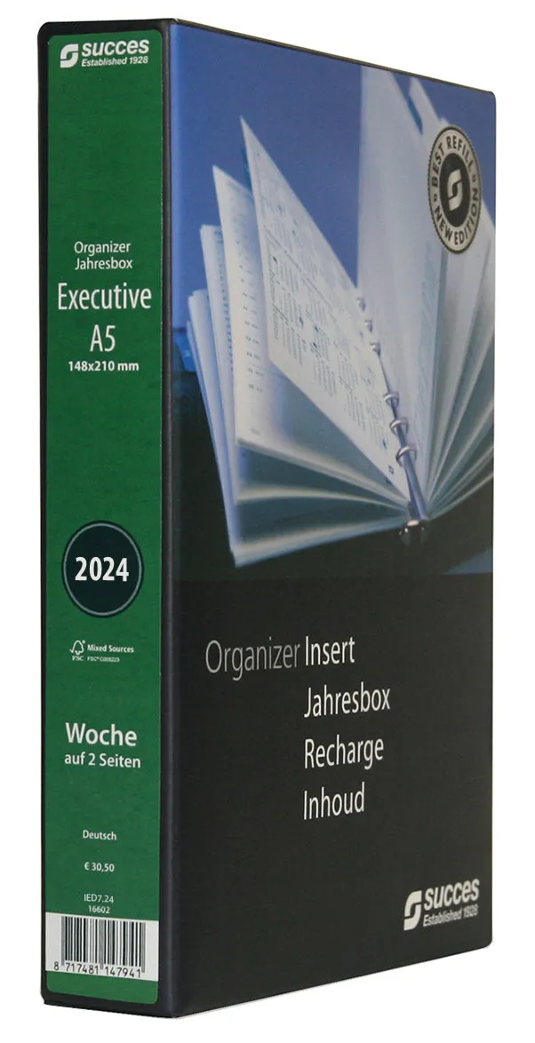 time-system-succes-jahresbox-a5-7-tage-auf-2-seiten-deutsch-weiss-2026 image 1