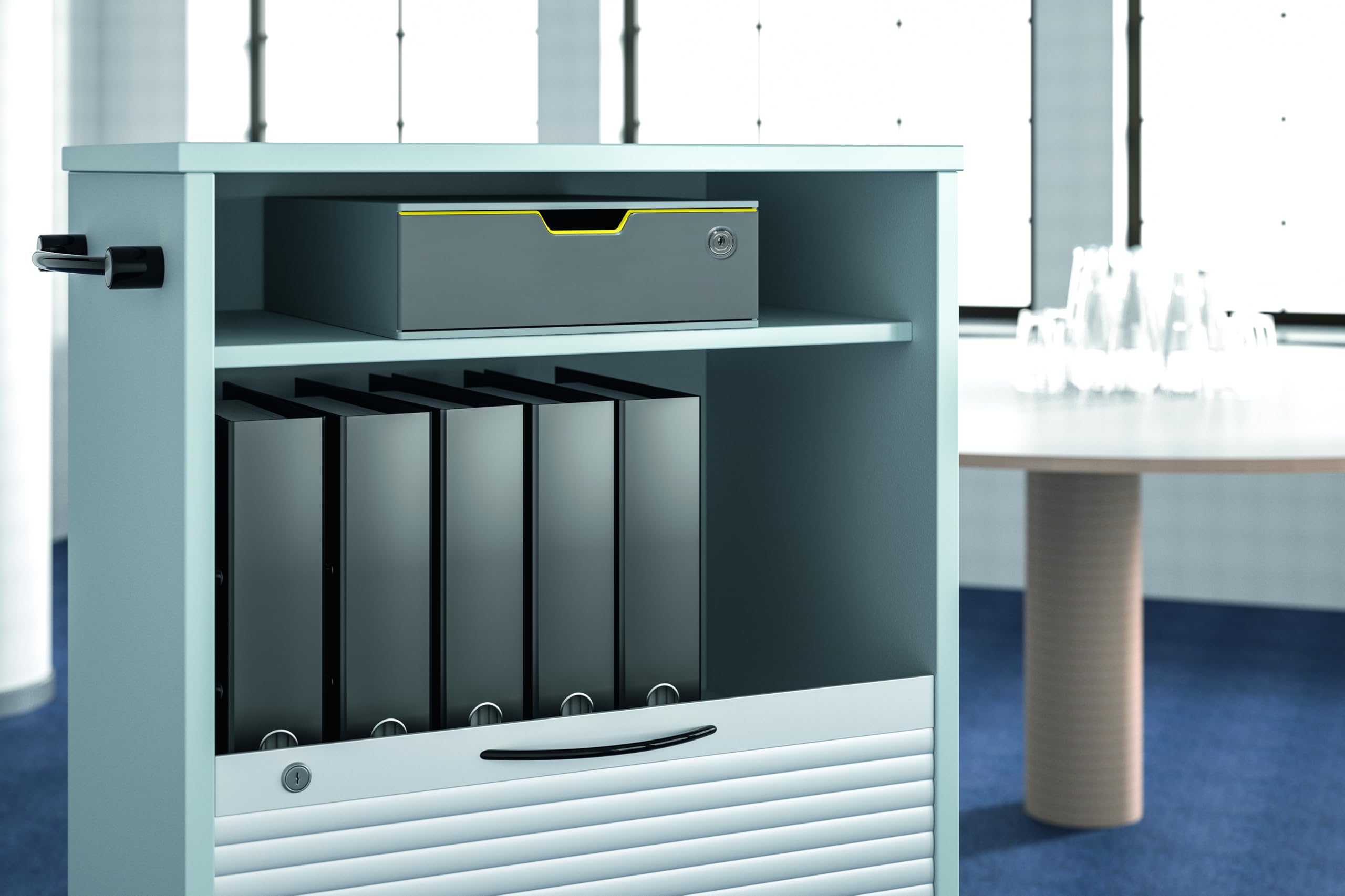 durable-varicolor-1-safe-schubladenbox-abschlie-bar-anthrazit-gelb image 2